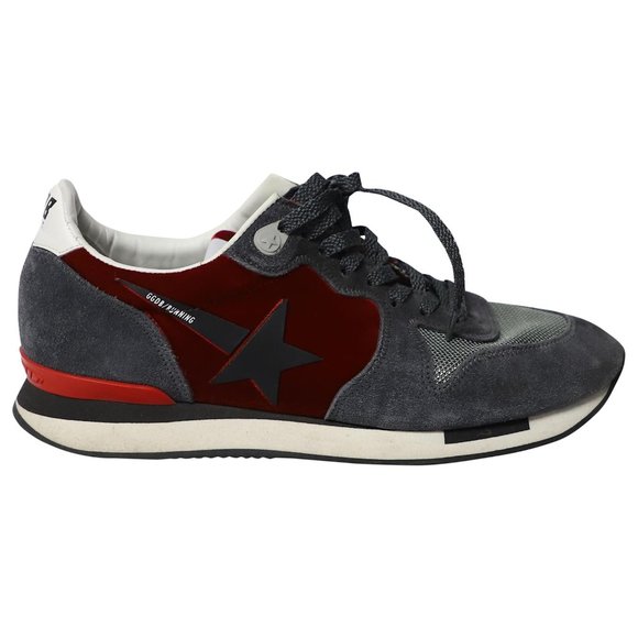 GOLDEN GOOSE Leather Printed Athletic Women's Sneakers Running Size: EU38 - Picture 1 of 5